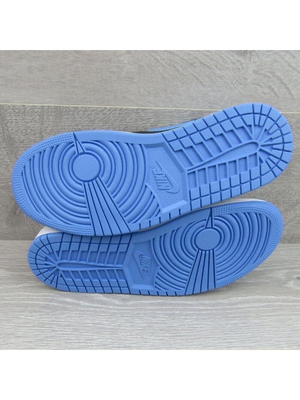 Air Jordan 1 Low University Blue Black Sneakers Mens Size 10.5 NEW - Picture 9 of 13